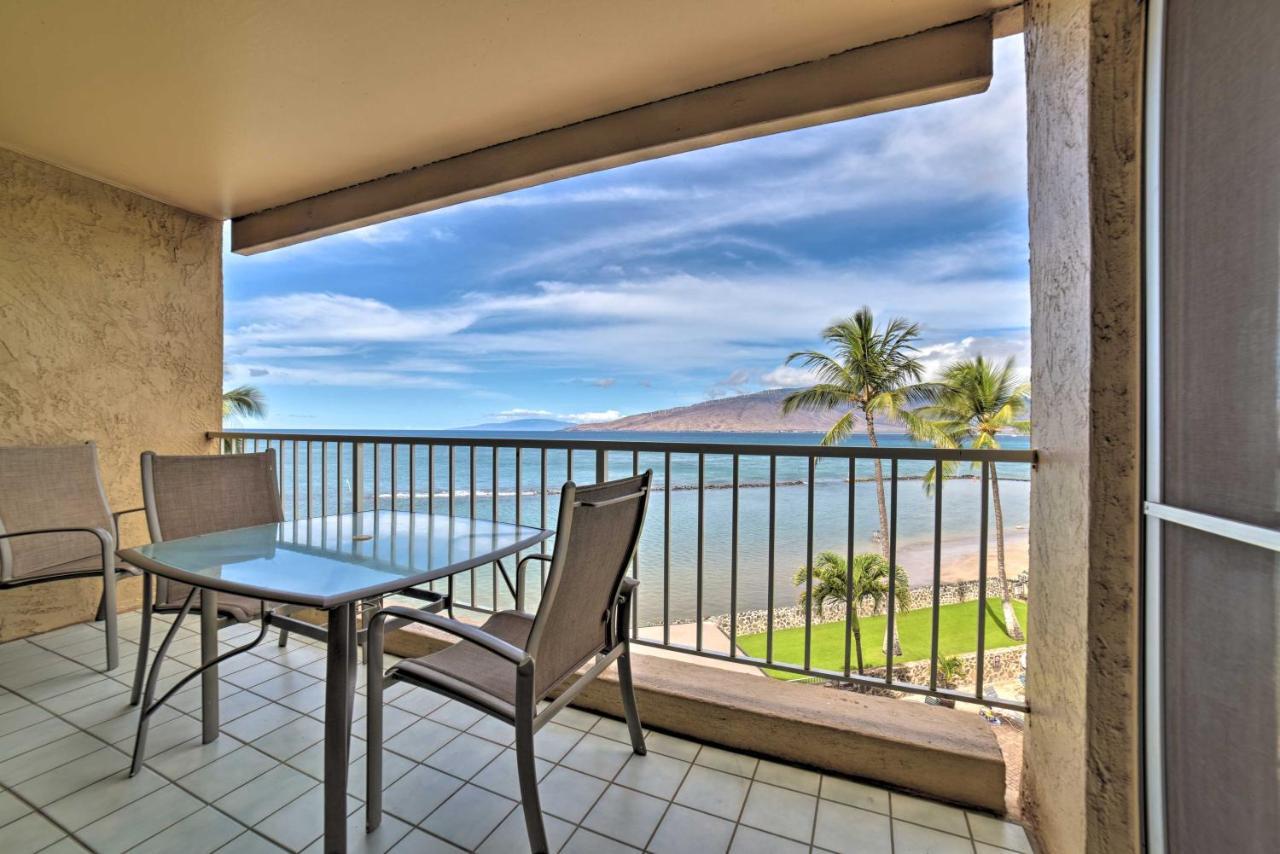 Beachfront Kihei Sanctuary With Lanai And Ocean Views! المظهر الخارجي الصورة