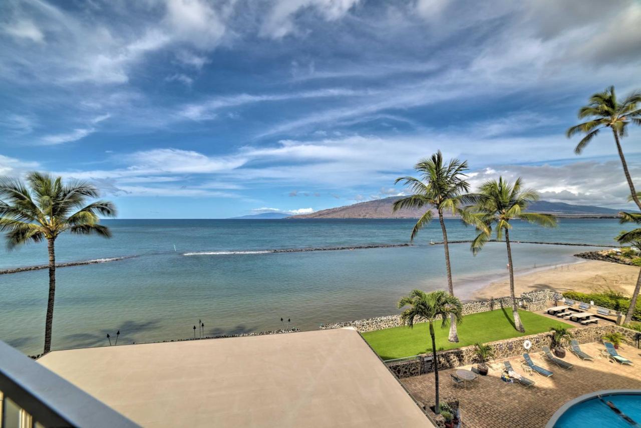 Beachfront Kihei Sanctuary With Lanai And Ocean Views! المظهر الخارجي الصورة