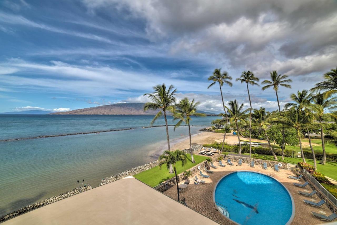 Beachfront Kihei Sanctuary With Lanai And Ocean Views! المظهر الخارجي الصورة