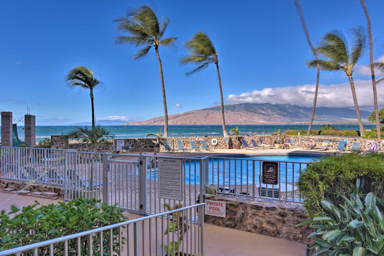 Beachfront Kihei Sanctuary With Lanai And Ocean Views! المظهر الخارجي الصورة