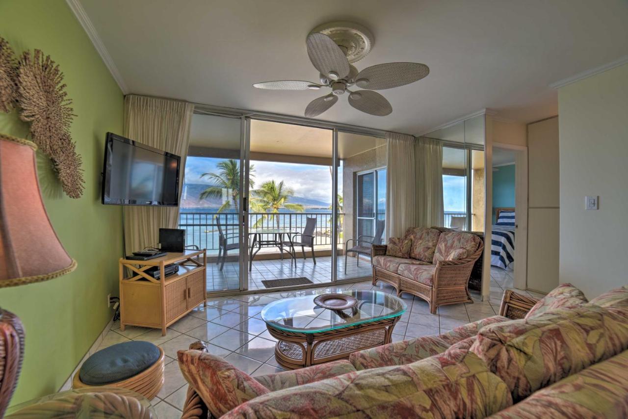 Beachfront Kihei Sanctuary With Lanai And Ocean Views! المظهر الخارجي الصورة
