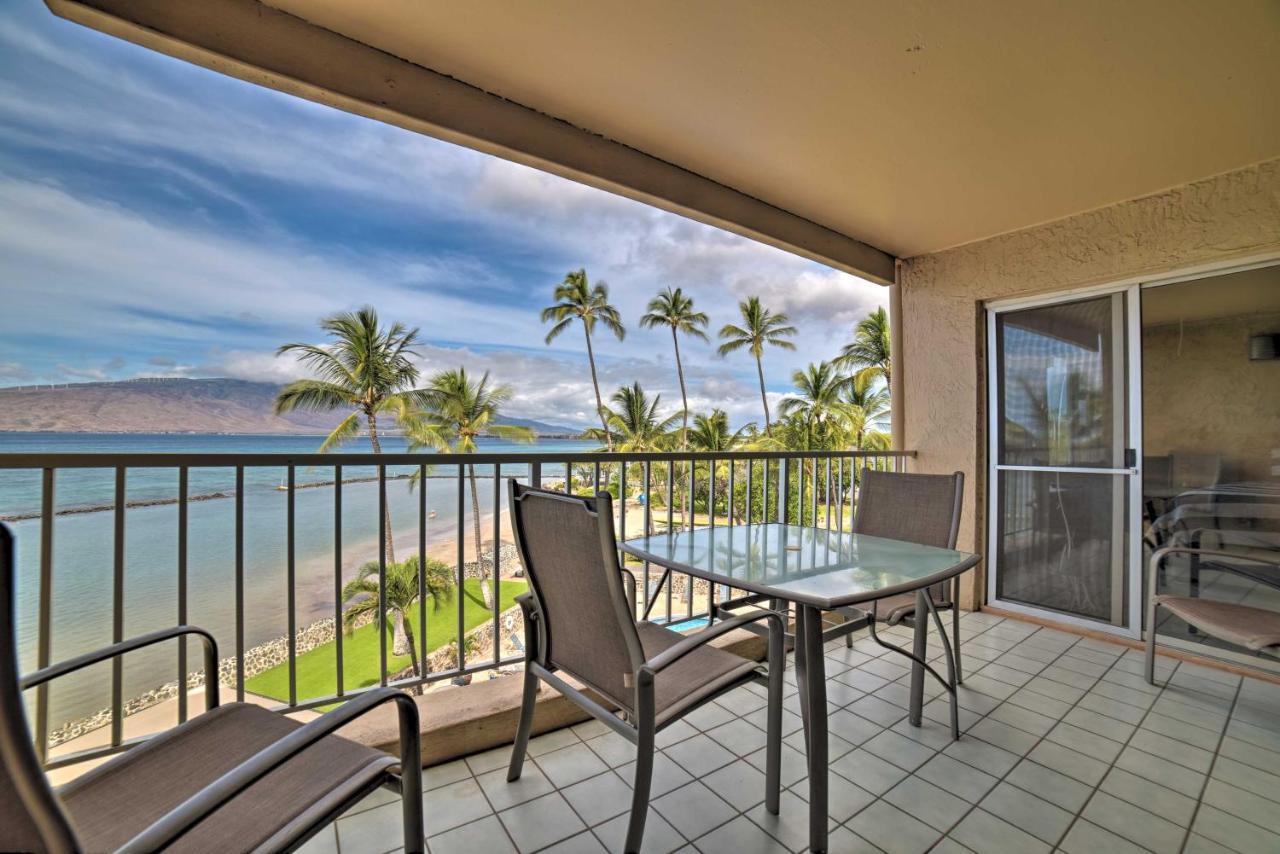 Beachfront Kihei Sanctuary With Lanai And Ocean Views! المظهر الخارجي الصورة